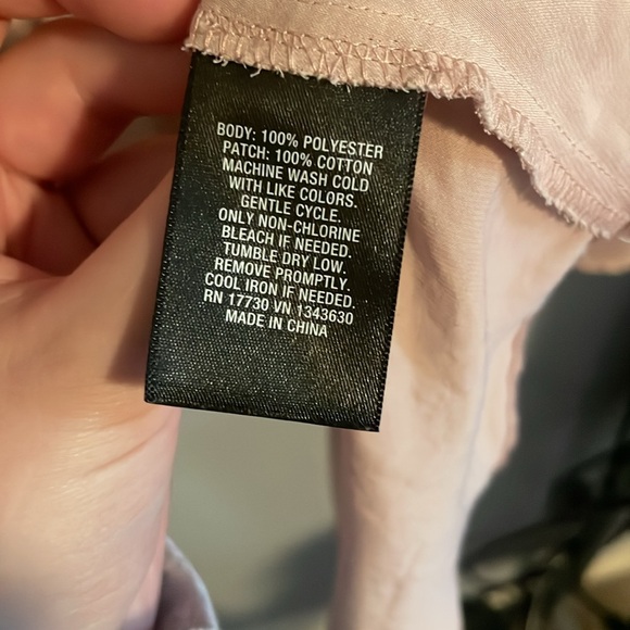 Mossimo Supply Co. Light Pink Flared Blouse - Picture 5 of 6